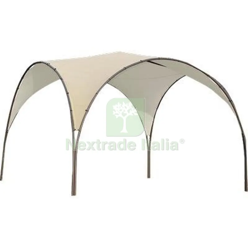 Gazebo Matera Domus Acciaio/Poly MT 3,8X3,8 — Gazebo e strutture giardino — rif. FERX.VIR2637681