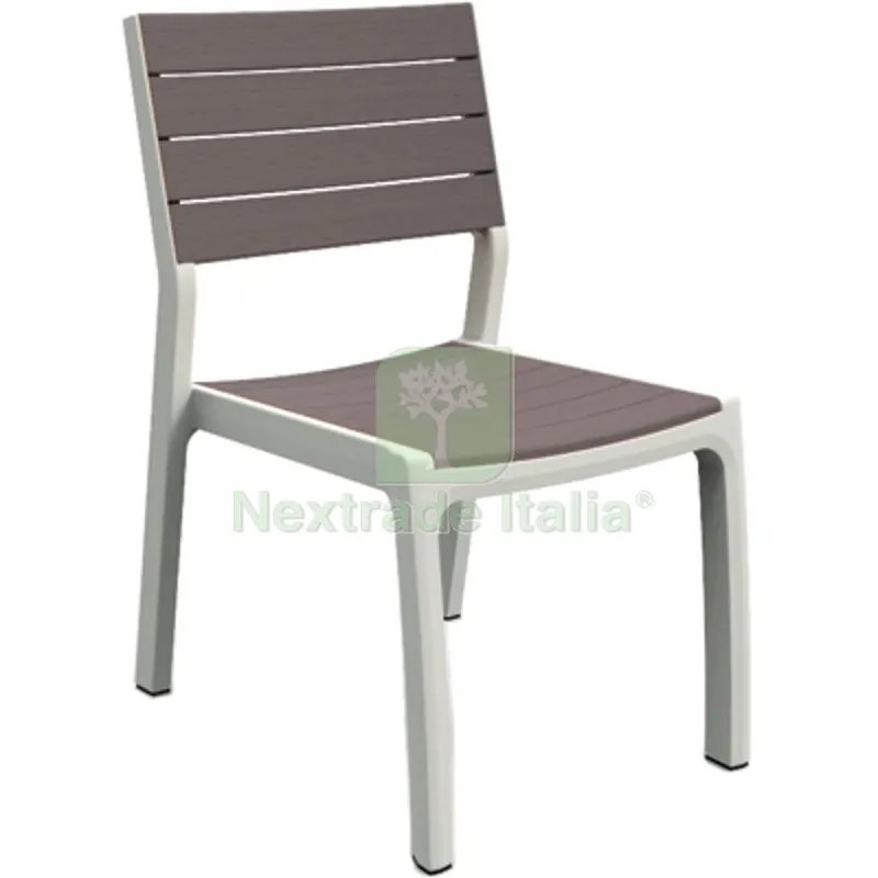 Sedia Harmony Keter PP Bianco Cappuccino CM 58X58 H.CM 86 CM 58x58x86 — Arredo — rif. FERX.VIR2638953 Sedia Harmony Keter PP Bianco Cappuccino CM 58X58 H.CM 86 CM 58x58x86 — Arredo — rif. FERX.VIR2638953