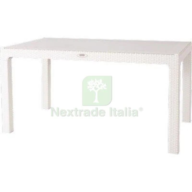 Tavolo Rattan Kreta Domus PP Bianco CM 120X70 H.CM 78 CM 120x70x78 Colore Bianco — Tempo libero outdoor — rif. FERX.VIR2639105 Tavolo Rattan Kreta Domus PP Bianco CM 120X70 H.CM 78 CM 120x70x78 Colore Bianco — Tempo libero outdoor — rif. FERX.VIR2639105