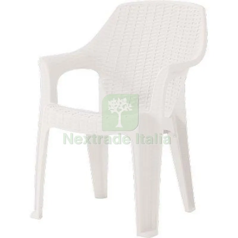 Sedia Rattan Thera + Braccioli Domus PP Bianco CM 58X75 H.CM 85 CM 58x75x85 Colore Bianco — Arredo — rif. FERX.VIR2639115 Sedia Rattan Thera + Braccioli Domus PP Bianco CM 58X75 H.CM 85 CM 58x75x85 Colore Bianco — Arredo — rif. FERX.VIR2639115