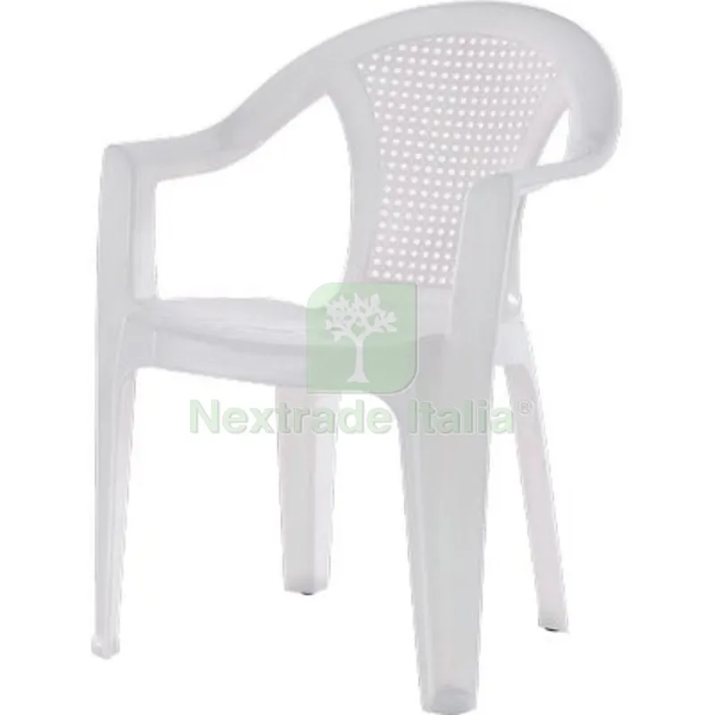 Sedia Milos + Braccioli Domus PP Bianco CM 53X45 H.CM 77 CM 53x45x77 Colore Bianco — Arredo — rif. FERX.VIR2639121 Sedia Milos + Braccioli Domus PP Bianco CM 53X45 H.CM 77 CM 53x45x77 Colore Bianco — Arredo — rif. FERX.VIR2639121