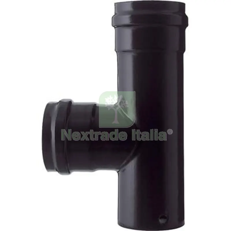 TUBO A TEE PELLET MFF NERO OPACO SAVE CM 10 MFF — Stufe e camini — rif. FERX.VIR2653124 TUBO A TEE PELLET MFF NERO OPACO SAVE CM 10 MFF — Stufe e camini — rif. FERX.VIR2653124