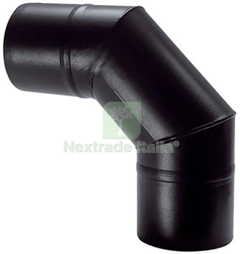 GOMITO PELLET 90° NERO OPACO SAVE CM 8 — Stufe e camini — rif. FERX.VIR2654104 GOMITO PELLET 90° NERO OPACO SAVE CM 8 — Stufe e camini — rif. FERX.VIR2654104