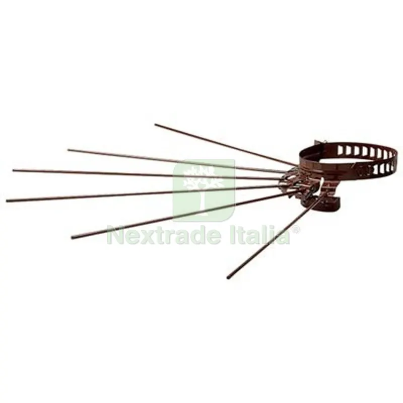 6PZ STENDIBIANCHERIA A RAGGIERA MARRONE X TUBO CM 8/13 — Stendibiancheria e bucato — rif. FERX.VIR2657611