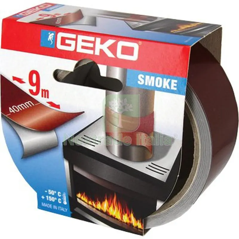 2PZ NASTRO ALLUMINIO EMMESMOKE GEKO MARRONE CM 4 MT 9 Colore Marrone MM 40 — Scarichi e sifoni — rif. FERX.VIR2657819 2PZ NASTRO ALLUMINIO EMMESMOKE GEKO MARRONE CM 4 MT 9 Colore Marrone MM 40 — Scarichi e sifoni — rif. FERX.VIR2657819