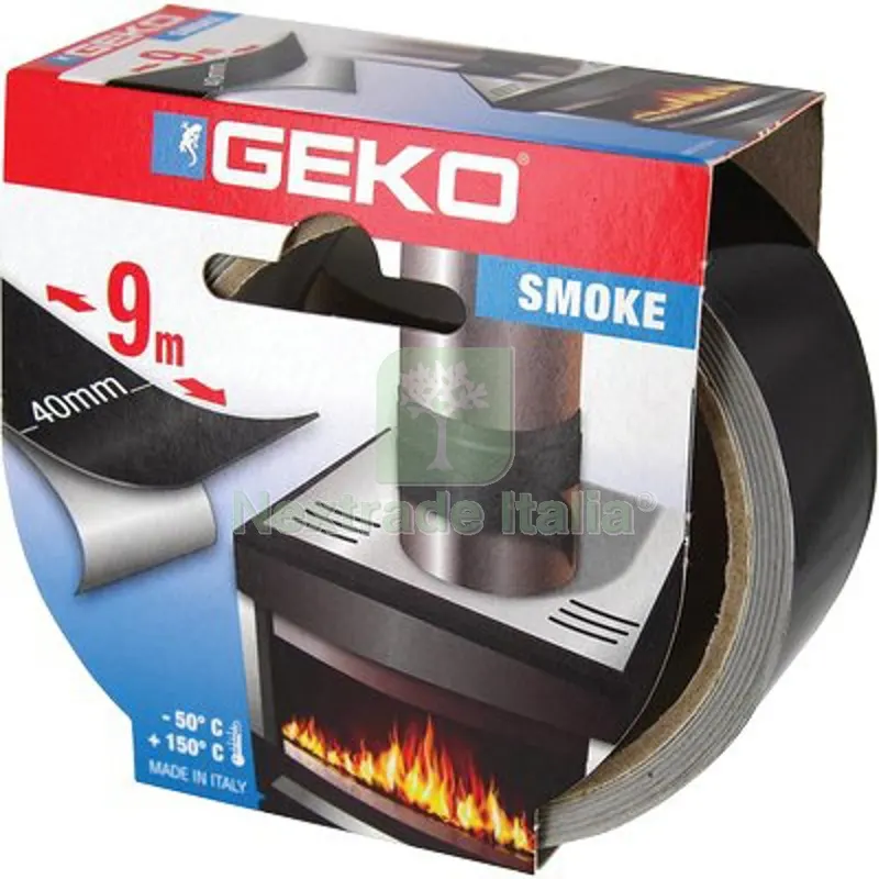 2PZ NASTRO ALLUMINIO EMMESMOKE GEKO NERO CM 4 MT 9 Colore Nero MM 40 — Raccordi a pressare e multistrato — rif. FERX.VIR2657821 2PZ NASTRO ALLUMINIO EMMESMOKE GEKO NERO CM 4 MT 9 Colore Nero MM 40 — Raccordi a pressare e multistrato — rif. FERX.VIR2657821