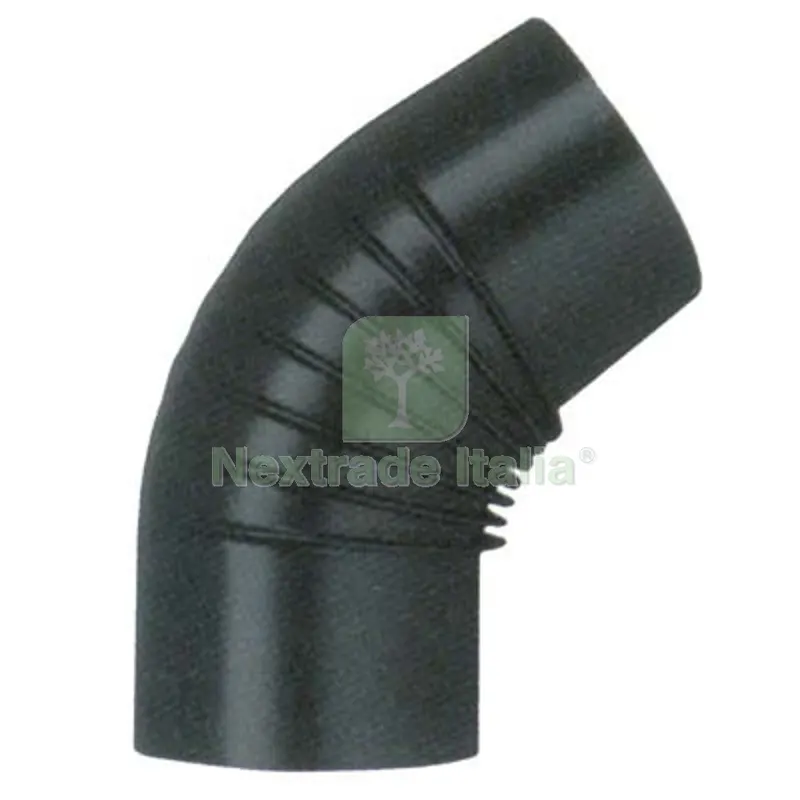 GOMITO LEGNA 45° CLASSIC NERO OPACO SAVE CM 15 — Pompe — rif. FERX.VIR2659635 GOMITO LEGNA 45° CLASSIC NERO OPACO SAVE CM 15 — Pompe — rif. FERX.VIR2659635