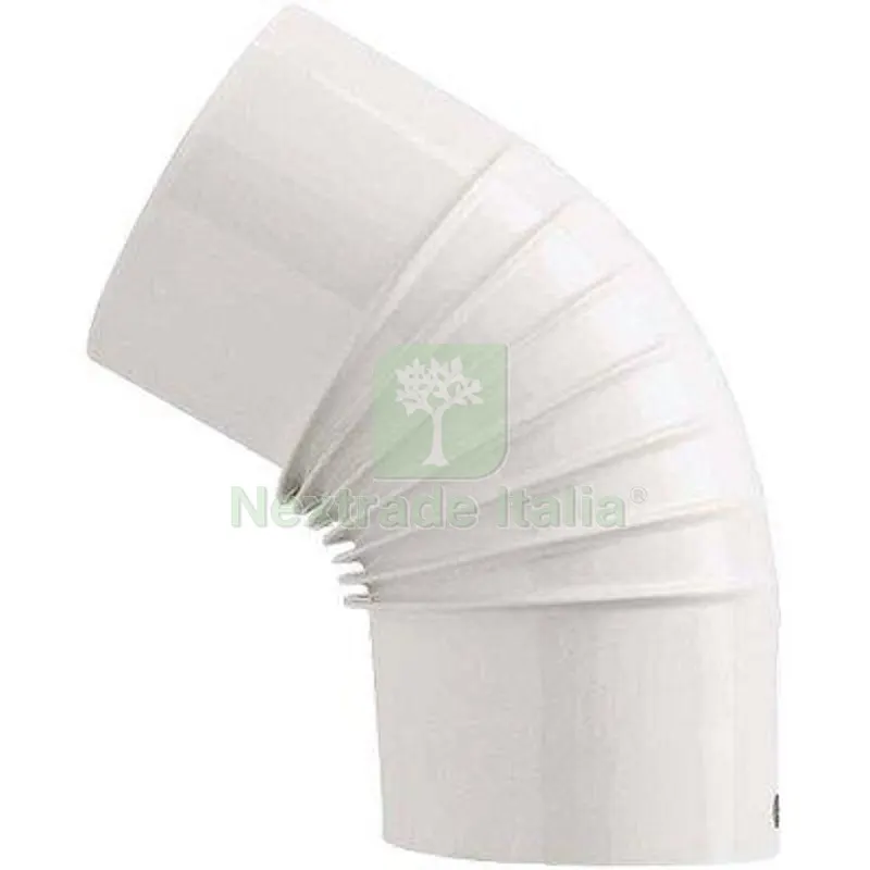 GOMITO LEGNA 45° CLASSIC BIANCO SAVE CM 14 — Tubi e raccordi — rif. FERX.VIR2659644