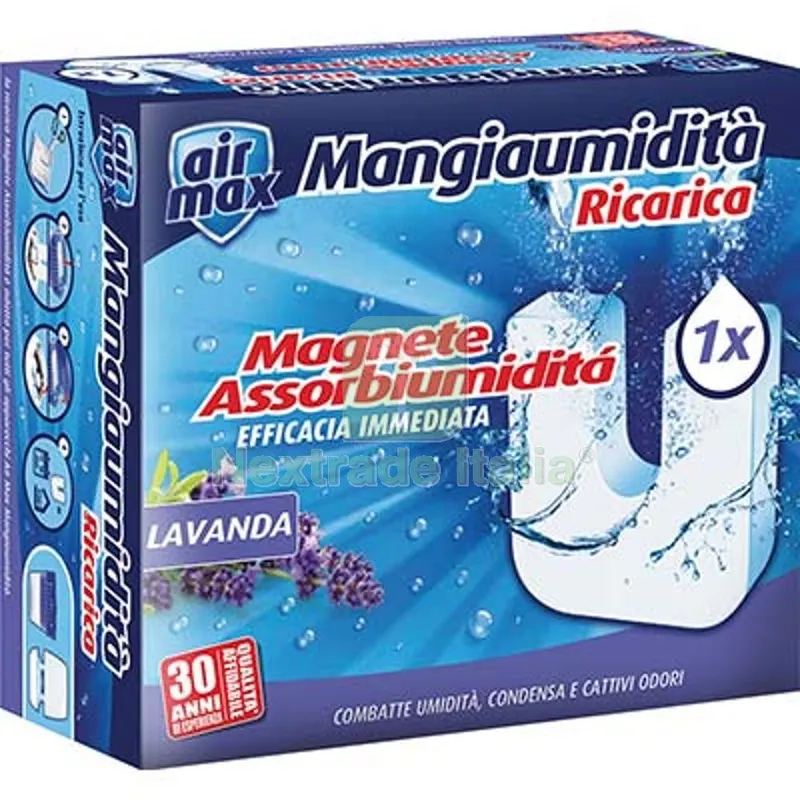 12PZ Airmax TAB Magnete Ricarica Lavanda GR 450 Fragr Lavanda GR 1x450 — Flessibili e allacci — rif. FERX.VIR2670277