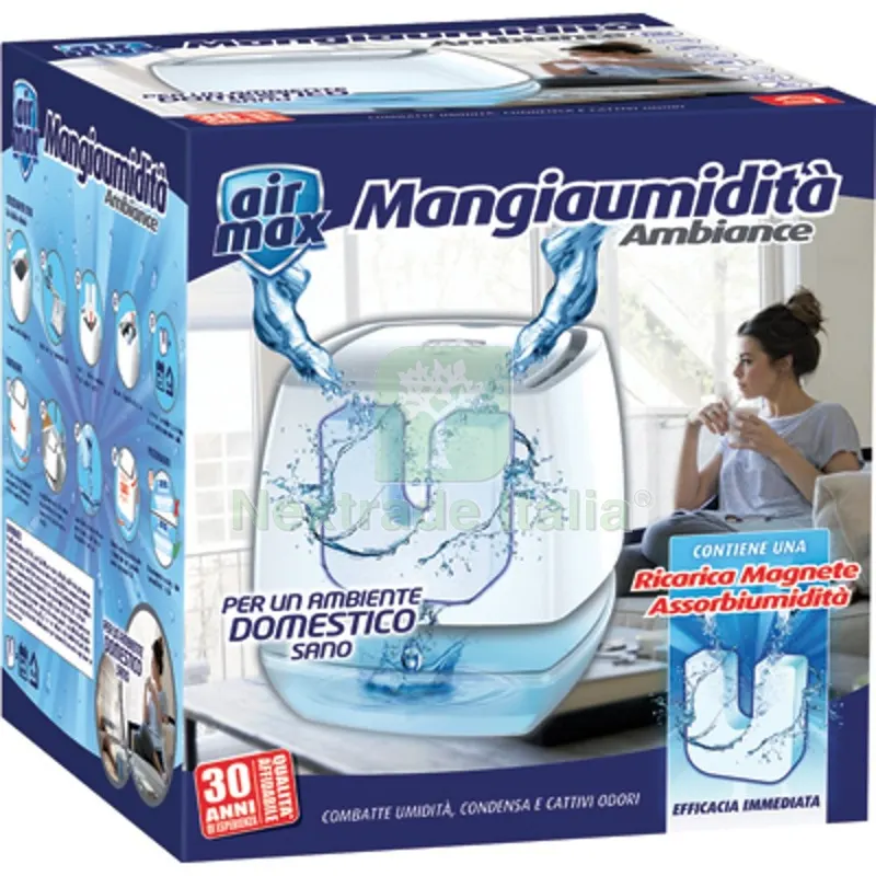 4PZ Airmax TAB Magnete Kit Ambiance 1 Vaschetta + Ricarica GR 450 Fragr Inodore — Flessibili e allacci — rif. FERX.VIR2670284 4PZ Airmax TAB Magnete Kit Ambiance 1 Vaschetta + Ricarica GR 450 Fragr Inodore — Flessibili e allacci — rif. FERX.VIR2670284