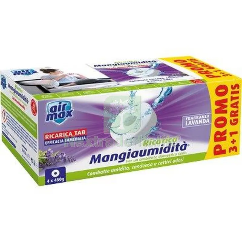 6CF Airmax TAB Ricarica Lavanda CF=4XGR 450 Fragr Lavanda GR 4x450 — Flessibili e allacci — rif. FERX.VIR2670288 6CF Airmax TAB Ricarica Lavanda CF=4XGR 450 Fragr Lavanda GR 4x450 — Flessibili e allacci — rif. FERX.VIR2670288