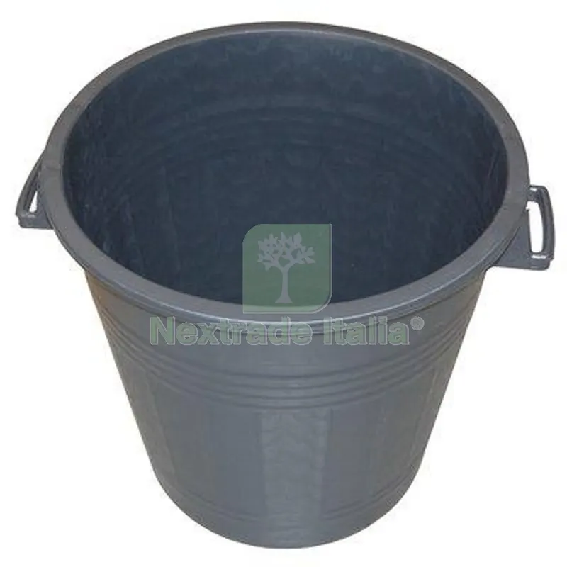 Bigoncio Fondo Vivo Nero Stefanplast Nero LT 50 CM 45X44 — Attrezzi da giardino — rif. FERX.VIR3110505