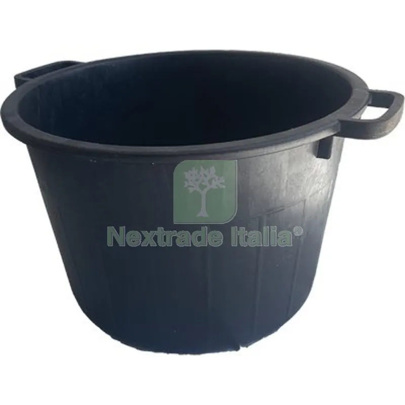 3PZ Cassa Porta Macerie Fondo Tondo PE Nero CM 50 H.CM 30 Litri 40 — Martelli e mazze — rif. FERX.VIR3115005 3PZ Cassa Porta Macerie Fondo Tondo PE Nero CM 50 H.CM 30 Litri 40 — Martelli e mazze — rif. FERX.VIR3115005