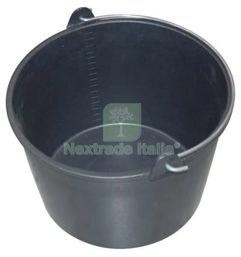5PZ Secchio Agricolo Vendemmia Stefanplast PPL/Acciaio Nero LT 20 CM 36x29 — Casalinghi e organizzazione — rif. FERX.VIR3118620 5PZ Secchio Agricolo Vendemmia Stefanplast PPL/Acciaio Nero LT 20 CM 36x29 — Casalinghi e organizzazione — rif. FERX.VIR3118620