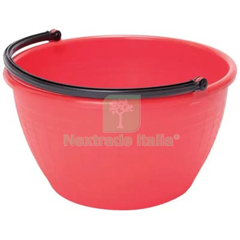 5PZ Cesta Raccolta Tonda ICS PPL Rosso LT 16 CM 36x24 — Attrezzi da giardino — rif. FERX.VIR3118621