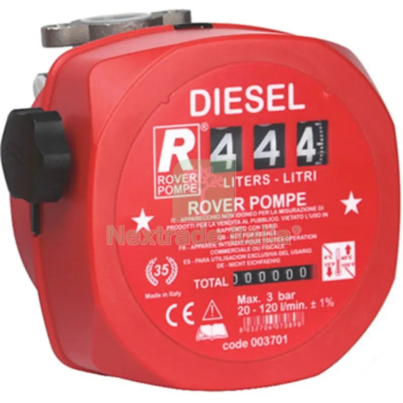 Contalitri Gasolio Rover MM 20 LT/MIN 120 Max BAR 3 LT/M 120 — Attrezzi da giardino — rif. FERX.VIR3123389 Contalitri Gasolio Rover MM 20 LT/MIN 120 Max BAR 3 LT/M 120 — Attrezzi da giardino — rif. FERX.VIR3123389