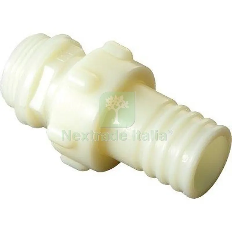 5PZ PORTAGOMMA NYLON DRITTO FILETTO MASCHIO 3 PEZZI MM 60X2"M DIAMETRO MMXPOLLICI 60x2" — Tubi e raccordi — rif. FERX.VIR3135579