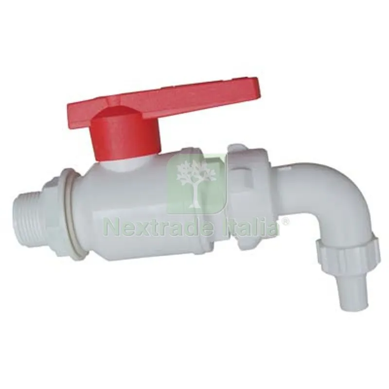RUBINETTO A SFERA PP + BECCUCCIO PP MM 25X3/4M DIAMETRO POLLICI 3/4" — Rubinetti e valvole — rif. FERX.VIR3135825