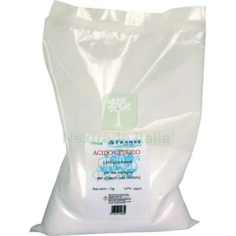 5PZ ACIDO CITRICO ENOLOGICO E330 FRANKE KG 1 — Hobby ed enologia — rif. FERX.VIR3199852 5PZ ACIDO CITRICO ENOLOGICO E330 FRANKE KG 1 — Hobby ed enologia — rif. FERX.VIR3199852