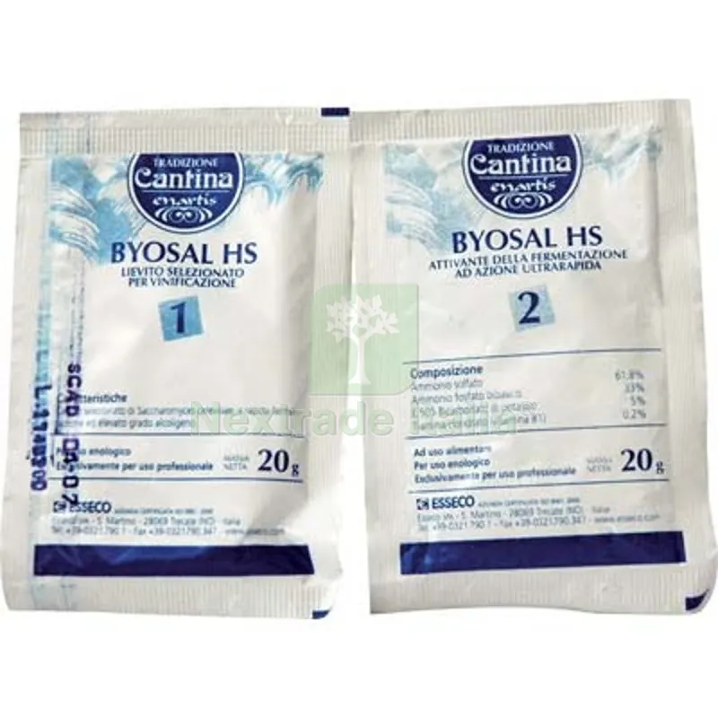 10PZ Lievito Enologico + Attivante Byosal HS Esseco GR 20+20 — Hobby ed enologia — rif. FERX.VIR3199860 10PZ Lievito Enologico + Attivante Byosal HS Esseco GR 20+20 — Hobby ed enologia — rif. FERX.VIR3199860