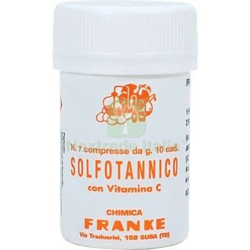 10PZ Antiossidante Enologico Solfotannico Franke Tubo 7 Pastiglie GR 10 — Additivi carburante — rif. FERX.VIR3199882 10PZ Antiossidante Enologico Solfotannico Franke Tubo 7 Pastiglie GR 10 — Additivi carburante — rif. FERX.VIR3199882