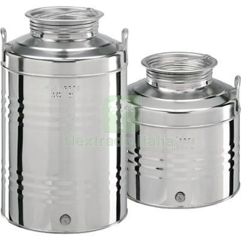 Fustino Graffato Maffei Inox LT 15 CM 31x29 Diametro Pollici 1/2" — Chiodi e graffe — rif. FERX.VIR3231515 Fustino Graffato Maffei Inox LT 15 CM 31x29 Diametro Pollici 1/2" — Chiodi e graffe — rif. FERX.VIR3231515