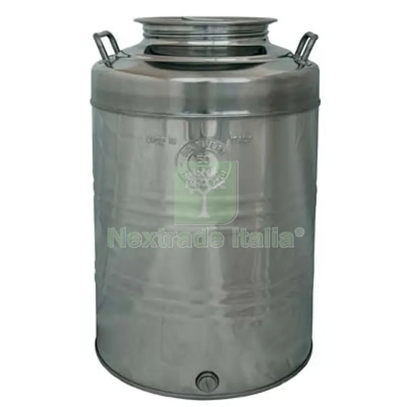 Fustino Graffato Belvivere Inox 18/10 LT 100 CM 46x72 Diametro Pollici 1/2" — Chiodi e graffe — rif. FERX.VIR3231755 Fustino Graffato Belvivere Inox 18/10 LT 100 CM 46x72 Diametro Pollici 1/2" — Chiodi e graffe — rif. FERX.VIR3231755