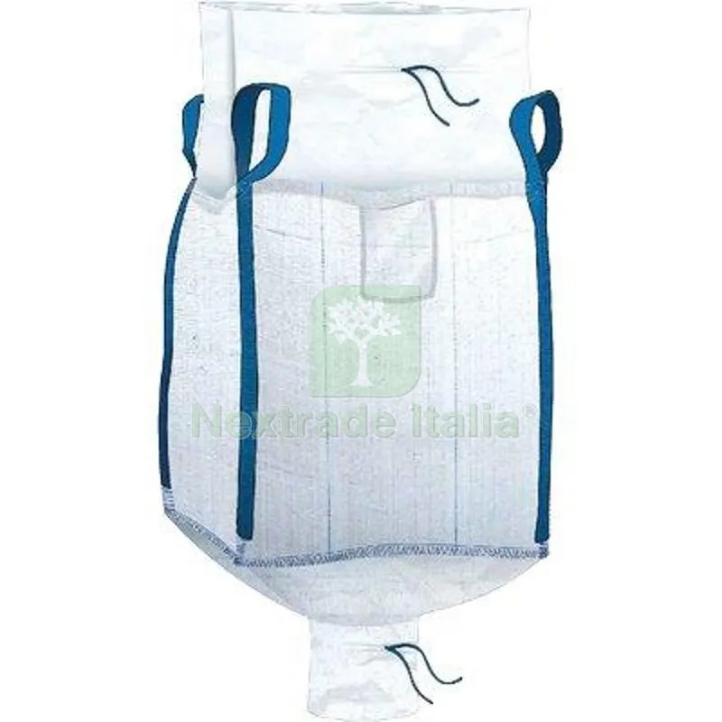 Sacco BIG BAG Bocca Caramella Fondo Scarico PP CM 90X90 H.CM 120 KG 1000 CM 90x90x120 — Martelli e mazze — rif. FERX.VIR3235028 Sacco BIG BAG Bocca Caramella Fondo Scarico PP CM 90X90 H.CM 120 KG 1000 CM 90x90x120 — Martelli e mazze — rif. FERX.VIR3235028