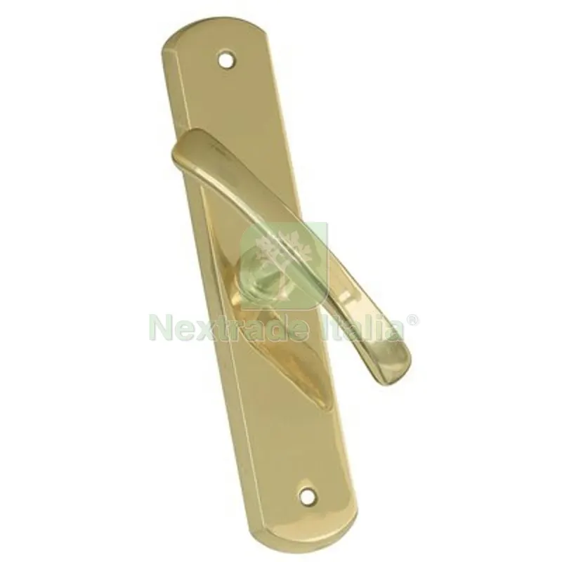 Cremonese RIO Gratz Perni Ottone Lucido Placca Corta CF=PZ 2 — Maniglie e pomelli — rif. FERX.VIR3300056 Cremonese RIO Gratz Perni Ottone Lucido Placca Corta CF=PZ 2 — Maniglie e pomelli — rif. FERX.VIR3300056