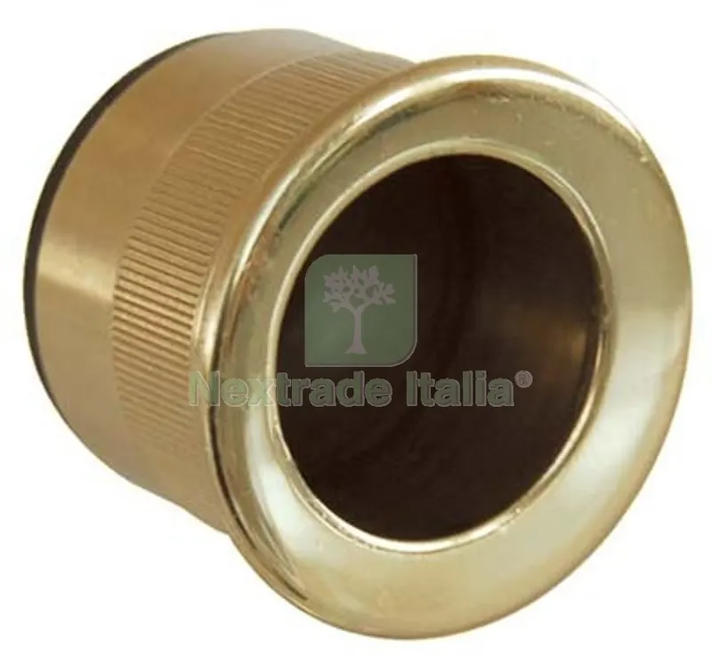 5PZ Maniglia a Ditale Incasso Tonda Cottali MM 25x12 Ottone Lucido — Maniglie e pomelli — rif. FERX.VIR3300164 5PZ Maniglia a Ditale Incasso Tonda Cottali MM 25x12 Ottone Lucido — Maniglie e pomelli — rif. FERX.VIR3300164