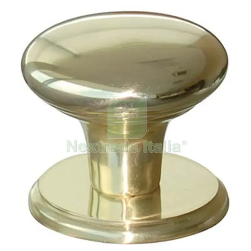 Pomolo x Portone Classic Cottali Ottone Lucido D.MM 70 Base D.MM 80 — Maniglie e pomelli — rif. FERX.VIR3300205 Pomolo x Portone Classic Cottali Ottone Lucido D.MM 70 Base D.MM 80 — Maniglie e pomelli — rif. FERX.VIR3300205