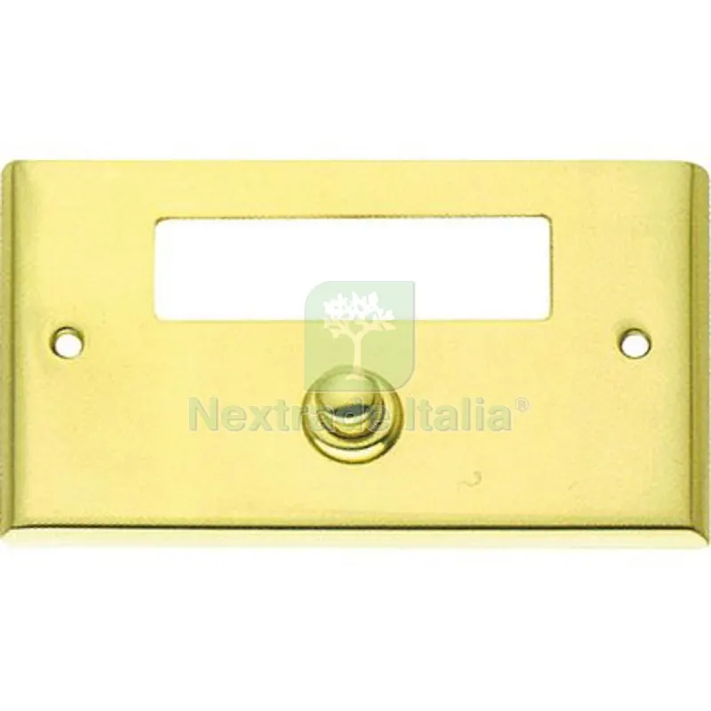 Campanello Ottone Cottali MM 132X72 — Interruttori e prese — rif. FERX.VIR3300330