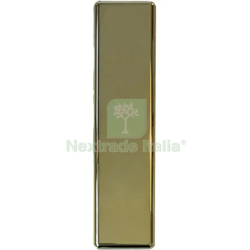 5PZ Placca Avvolgitore Cieca Universale ABS Oro Lucido MM 65X250 Fin Ottonata MM 250x65 — Interruttori e prese — rif. FERX.VIR3300332