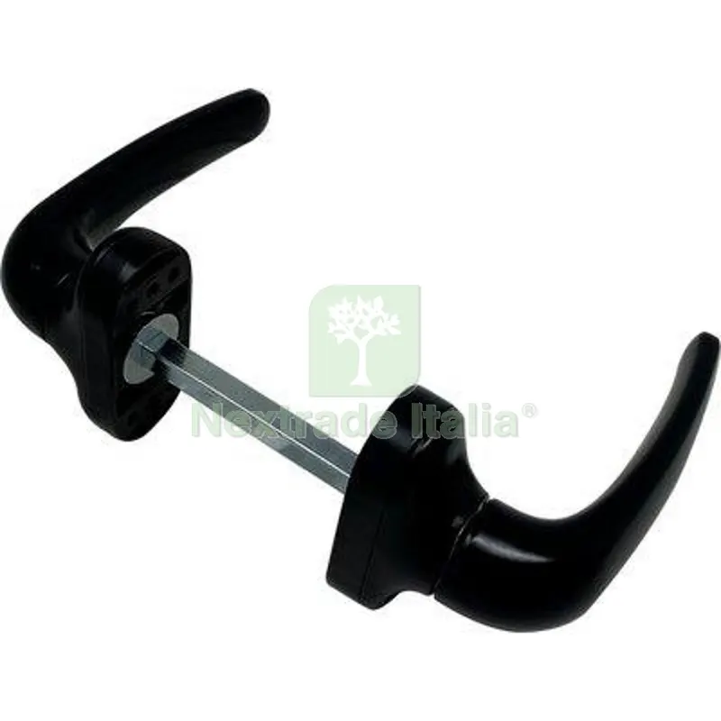 MANIGLIA PORTA METALLO TOP ALLUMINIO VERN NERA Q8 Colore Nero — Maniglie e pomelli — rif. FERX.VIR3300510