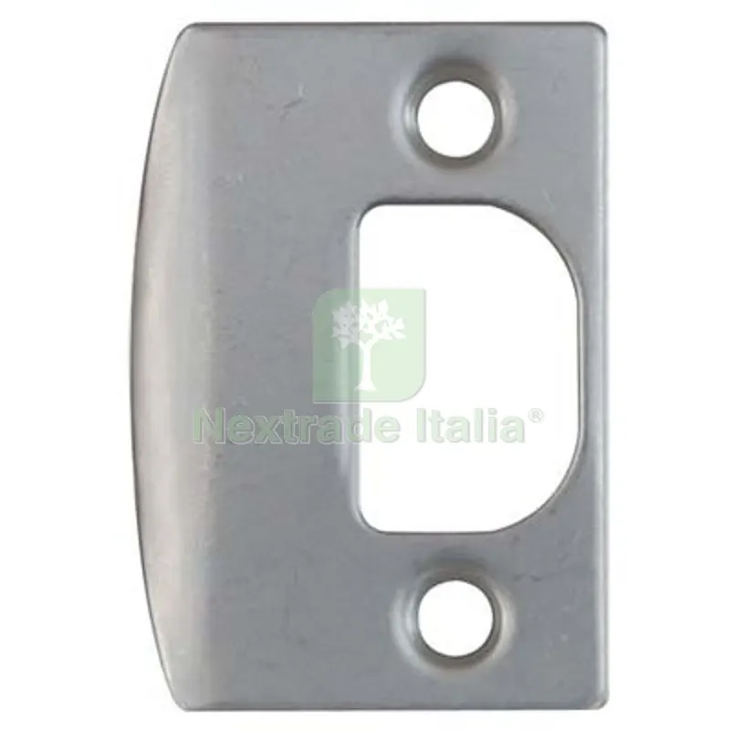 5PZ Contropiastra Maniglia Premiapri Meroni Acciaio Nichelato — Serrature e cilindri — rif. FERX.VIR3300551