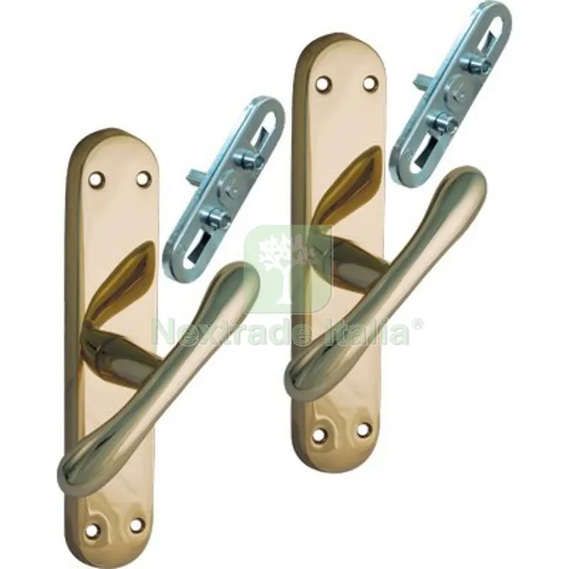 Cremonese Goccia Ottone Gratz Bussole Zama Ottone Lucido CF=PZ 2 — Maniglie e pomelli — rif. FERX.VIR3300714