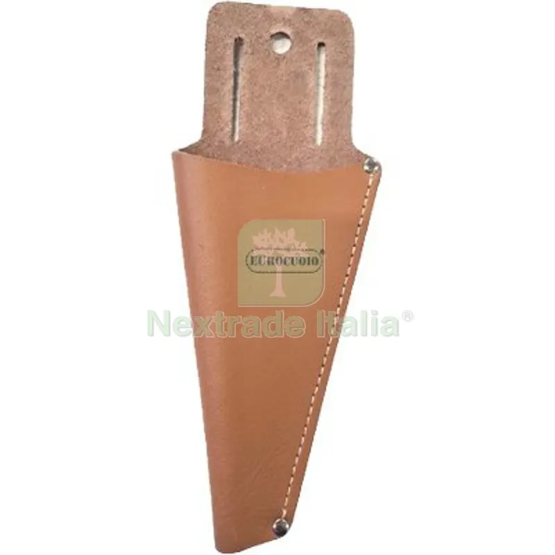 2PZ Fodero Forbice Pota Cucito Cuoio CM 9X32 — Attrezzi da giardino — rif. FERX.VIR4101246