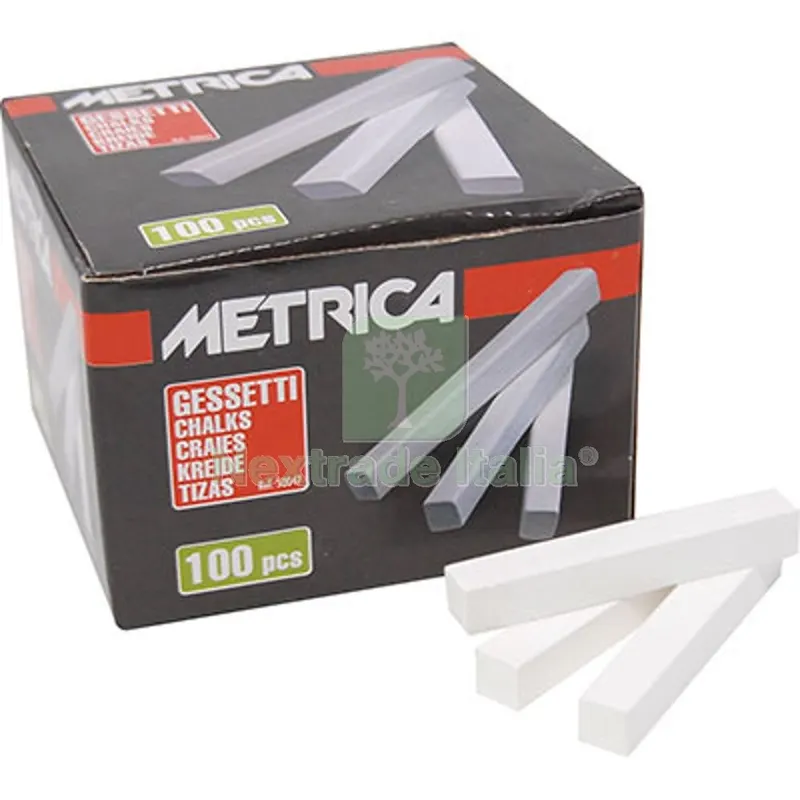 3CF Gessetto Comune Bianco MM 80X10X10 CF=PZ 100 MM 10x10x80 — Articoli per ufficio — rif. FERX.VIR4103025 3CF Gessetto Comune Bianco MM 80X10X10 CF=PZ 100 MM 10x10x80 — Articoli per ufficio — rif. FERX.VIR4103025