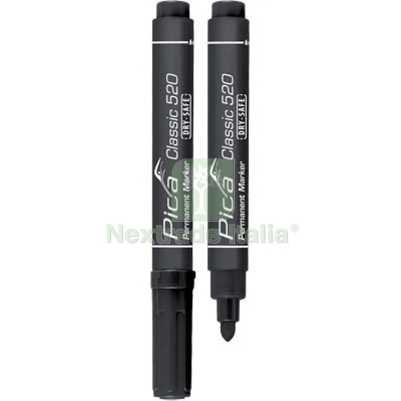 10PZ Pennarello Classic 520/46 Pica Nero Punta Tonda Colore Nero Mod 520/42 — Articoli per ufficio — rif. FERX.VIR4103069 10PZ Pennarello Classic 520/46 Pica Nero Punta Tonda Colore Nero Mod 520/42 — Articoli per ufficio — rif. FERX.VIR4103069