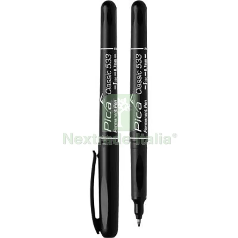 10PZ Pennarello Classic 533/46 Pica Nero Punta MM 0,7 Colore Nero — Articoli per ufficio — rif. FERX.VIR4103072