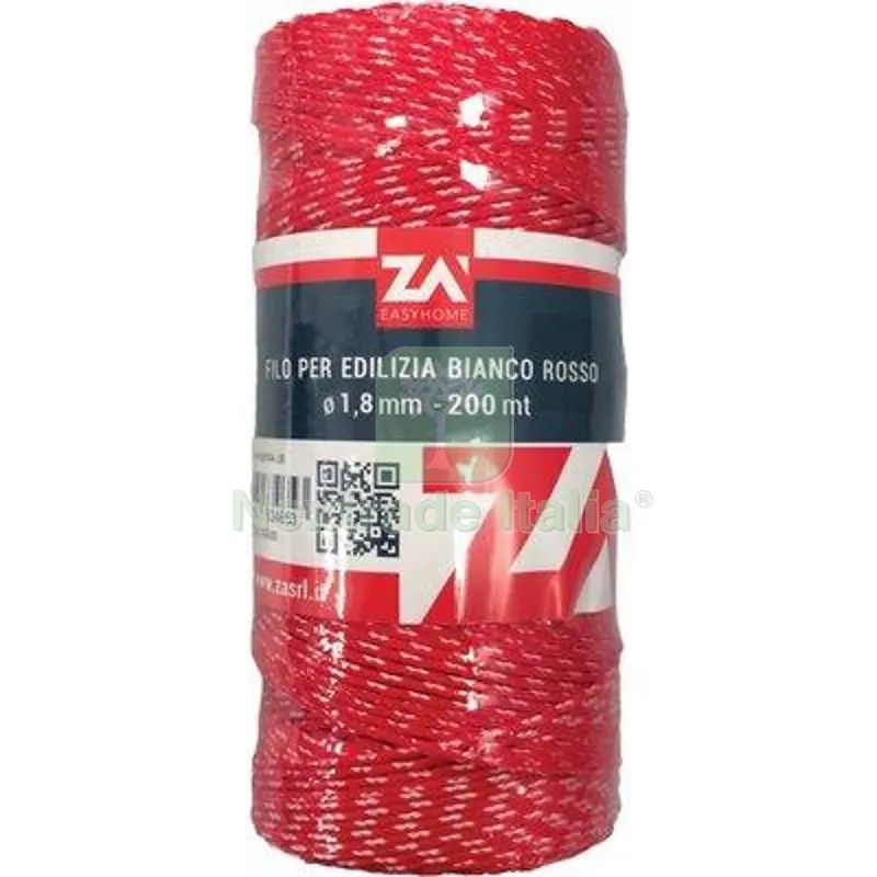 3PZ Filo Edilizia Bianco/Rosso PPL MT 200 — Martelli e mazze — rif. FERX.VIR4111003 3PZ Filo Edilizia Bianco/Rosso PPL MT 200 — Martelli e mazze — rif. FERX.VIR4111003