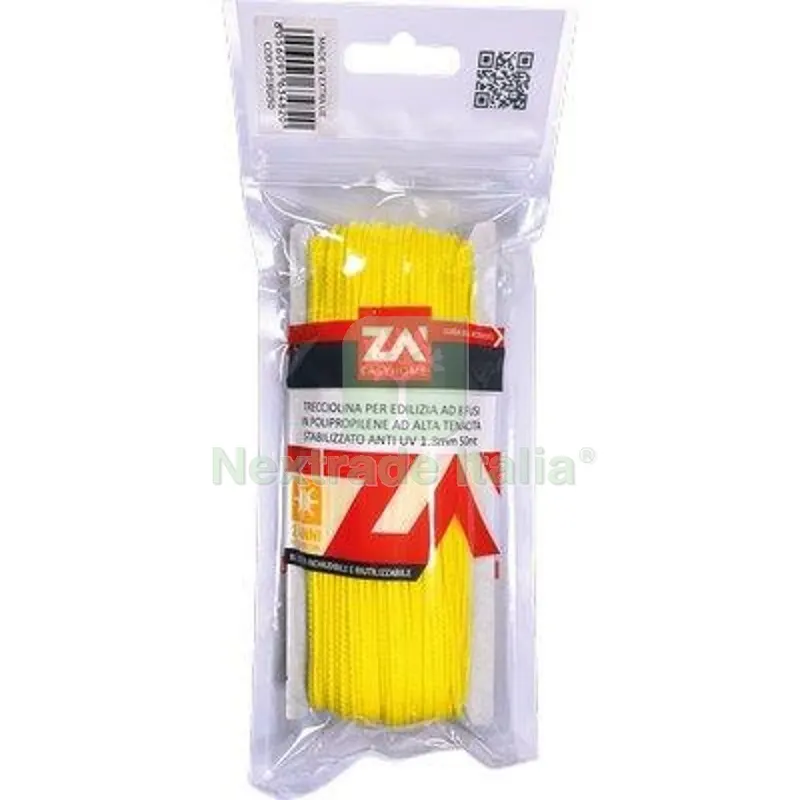 5PZ FILO EDILIZIA GIALLO FLUO PPL MT 50 — Abbigliamento alta visibilita — rif. FERX.VIR4111013 5PZ FILO EDILIZIA GIALLO FLUO PPL MT 50 — Abbigliamento alta visibilita — rif. FERX.VIR4111013