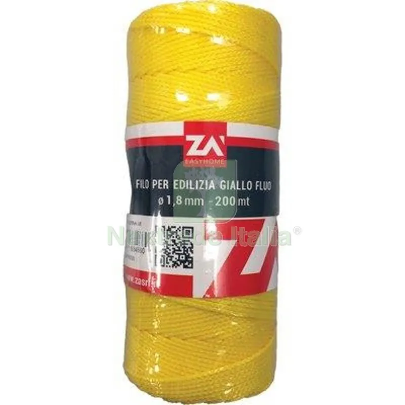 3PZ FILO EDILIZIA GIALLO FLUO PPL MT 200 — Abbigliamento alta visibilita — rif. FERX.VIR4111015 3PZ FILO EDILIZIA GIALLO FLUO PPL MT 200 — Abbigliamento alta visibilita — rif. FERX.VIR4111015