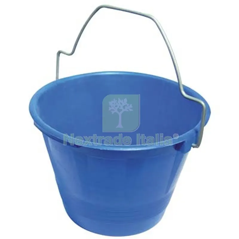 10PZ Secchio Muratore Antinfortunistico PE Blu D.CM 36 Litri 12 M.SAGOMATO Zincato LT 12 — Casalinghi e organizzazione — rif. FERX.VIR4117538