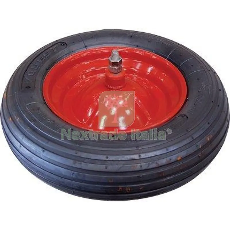 Ruota Pneumatica x Carriola Workit 3.50X8" Disco Metallo Asse MM 12X170 + PFU — Attrezzi da giardino — rif. FERX.VIR4121220