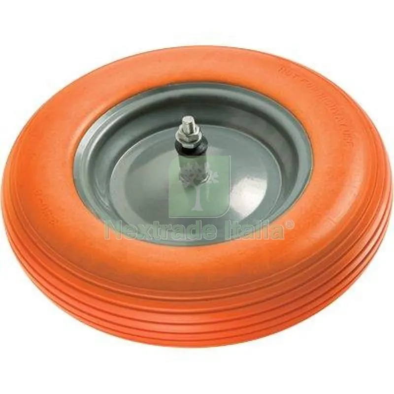 Ruota PU Antiforo x Carriola Workit 3,50X8" Disco Metallo Asse MM 12X170 — Attrezzi da giardino — rif. FERX.VIR4121223 Ruota PU Antiforo x Carriola Workit 3,50X8" Disco Metallo Asse MM 12X170 — Attrezzi da giardino — rif. FERX.VIR4121223
