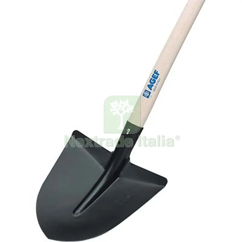 Badile a Punta + Spalla + M.LEGNO Titan Agef Acciaio Temprato/Faggio CM 29X28 GR 1840 Ø Mm 36 — Attrezzi da giardino — rif. FERX.VIR4130941