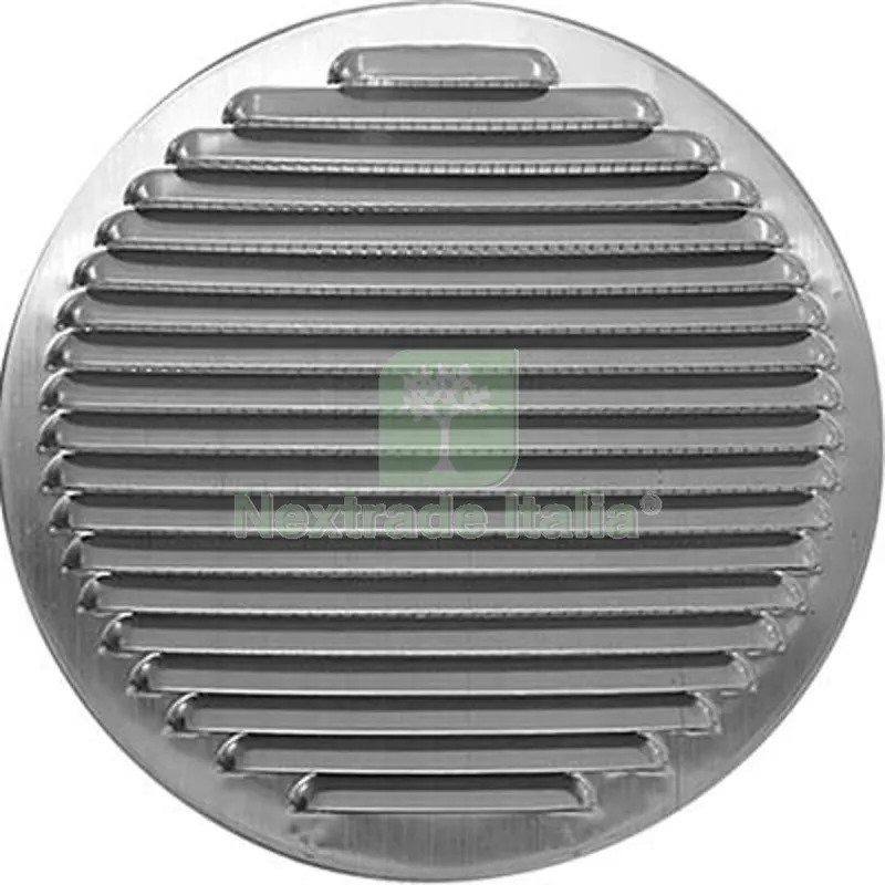 5PZ Bocchetta Aerazione Alluminio Tonda MM 80 Diametro CM 8 — Griglie e aerazione — rif. FERX.VIR4134304