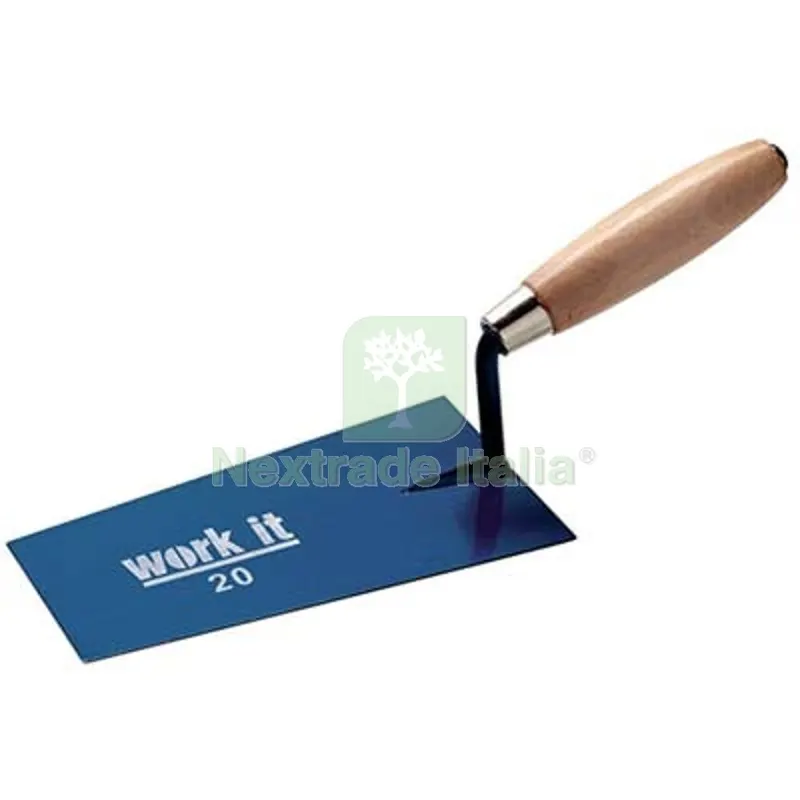 6PZ CAZZUOLA PUNTA QUADRA WORK-IT AUSONIA M.LEGNO CM 16 — Utensili muratura — rif. FERX.VIR4134907