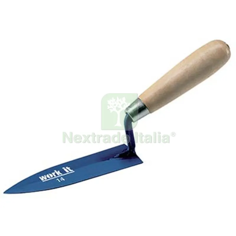 6PZ Cazzuolino Foglia Olivo Work-IT Ausonia M.LEGNO CM 12 — Martelli e mazze — rif. FERX.VIR4135521 6PZ Cazzuolino Foglia Olivo Work-IT Ausonia M.LEGNO CM 12 — Martelli e mazze — rif. FERX.VIR4135521